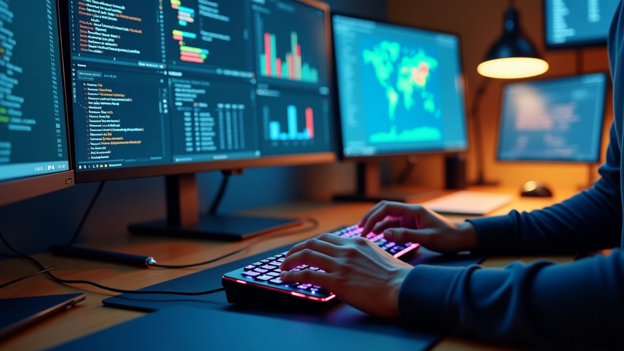 Sports analytics tools and software workspace